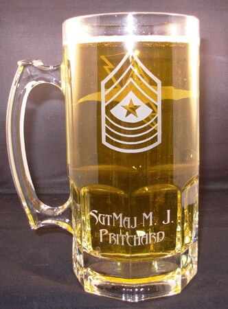 Personalized Engraved Super Beer Mug