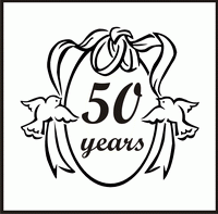 Anniversary Doves and Rings Design