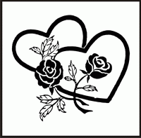 Hearts and Roses Design