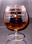 Personalized 12 oz Citation Brandy Glass