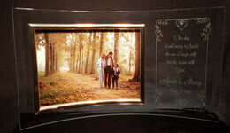 Personalized 5" x 7" Horizontal Picture Frame
