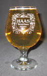 Engraved Belgian Beer Glas