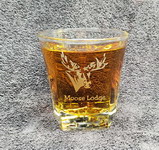 Personalized Inverness Double Old Fashioned Whiskey Glass