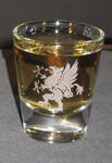 Personalized Small Whiskey Shot Glass