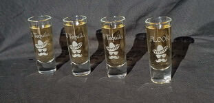 Engraved Tequila Shooter Shot Set