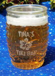 Custom Tiki Beer Glass