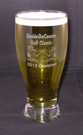Personalized Engraved Large Pub Glass