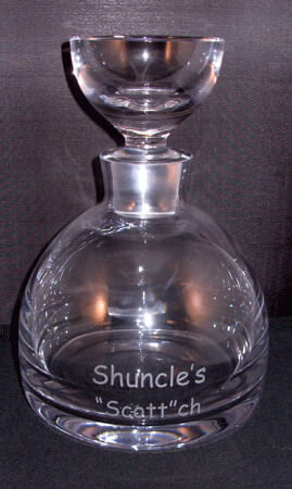 Lead Free Crystal Tradewinds Whiskey Decanter