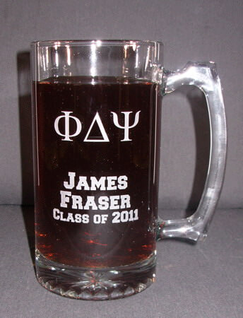Personalized Engraved Drinking Jar