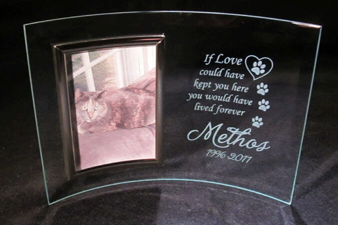 Personalized Engraved 3" x 5" Pet Memorial Frame