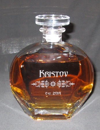 Personalized Engraved Puccini Whiskey Decanter