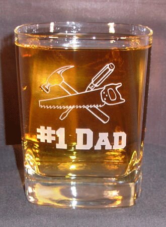 Personalized Engraved Father's Day Strauss Double Old Fashioned