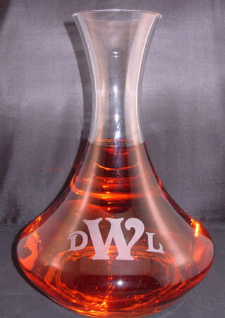Personalized Engraved Vina Wine Decanter