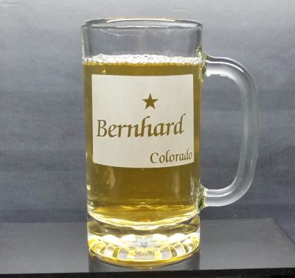 Personalized Colorado Beer Mug