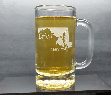 Personalized Maryland Beer Mug