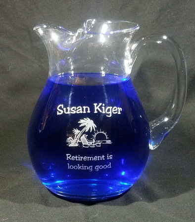 Personalized Engraved Michelangelo Pitcher
