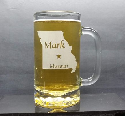 Personalized Missouri Beer Mug