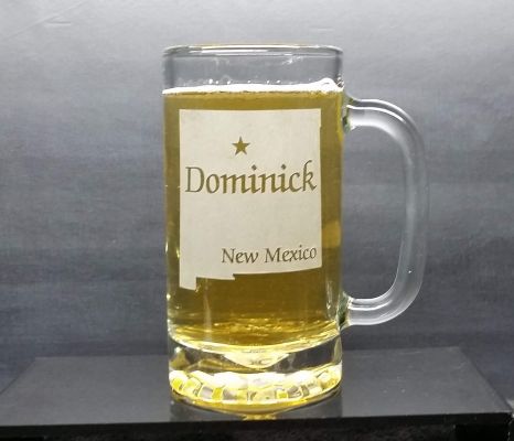 Personalized New Mexico Beer Mug