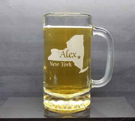 Personalized New York Beer Mug