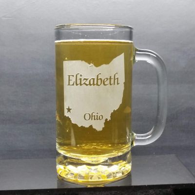 Personalized Ohio Beer Mug