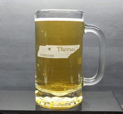 Personalized Tennessee Beer Mug