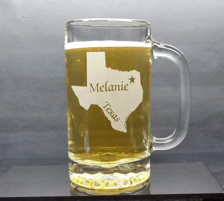 Personalized Texas Beer Mug