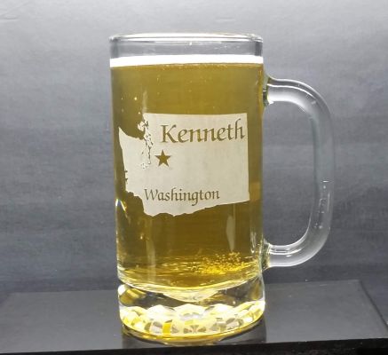 Personalized Washington Beer Mug